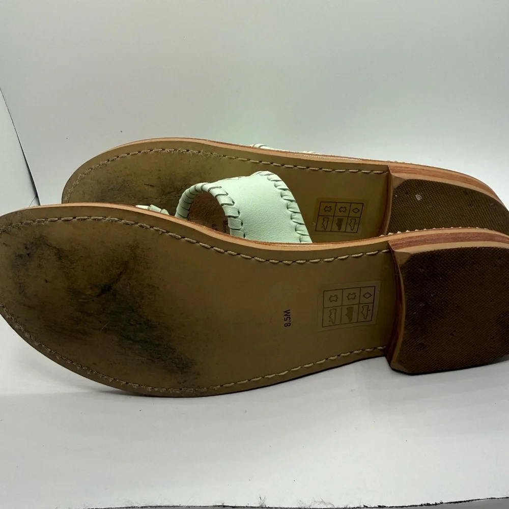 Jack Rogers Women's Light Green Sandals - Picture 7 of 8